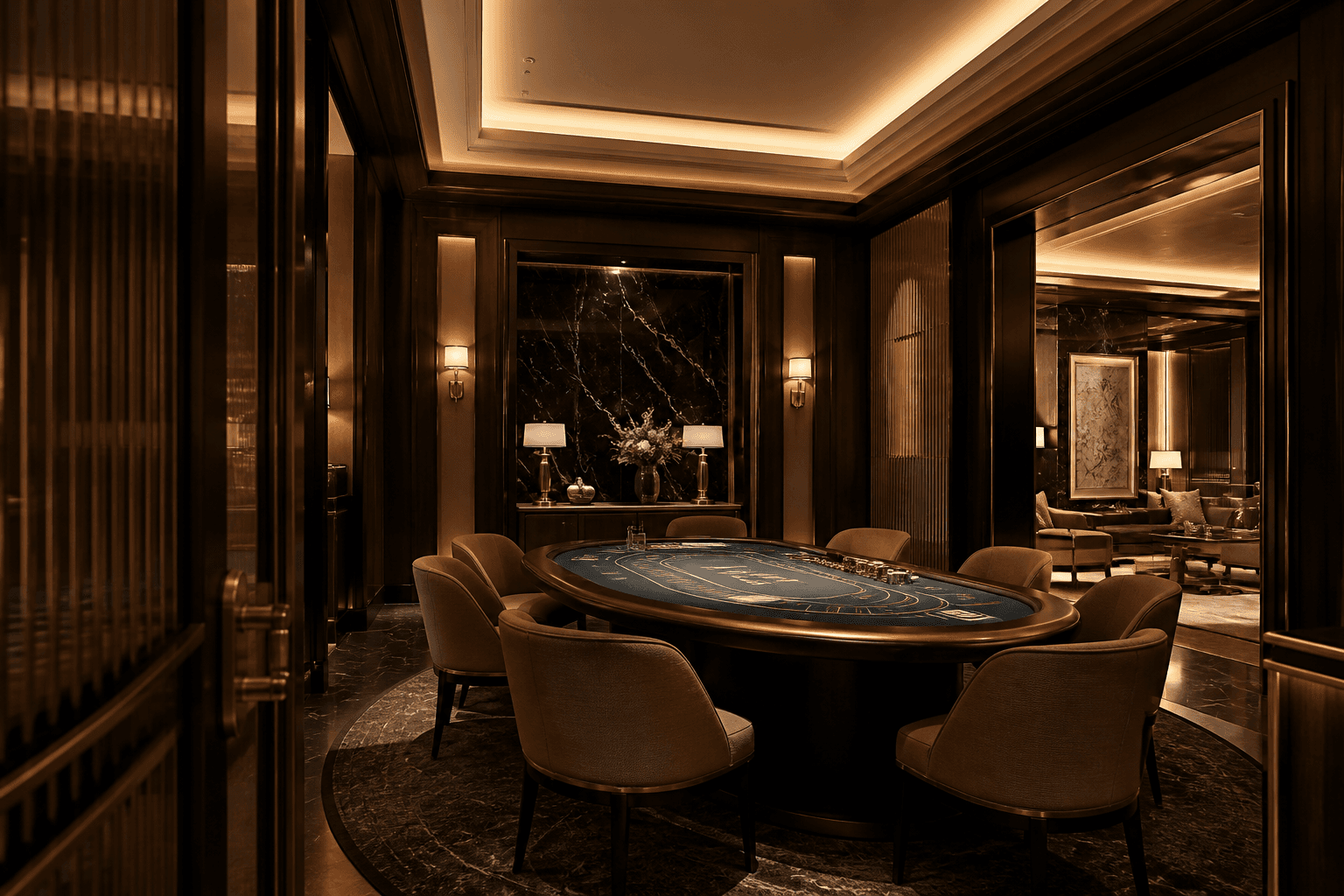 Private baccarat salon